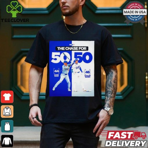 Los Angeles Dodgers the chase for 50 50 shirt
