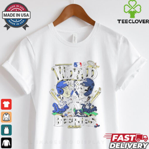 Los Angeles Dodgers vs New York Yankees World Beeries 2024 cartoon shirt
