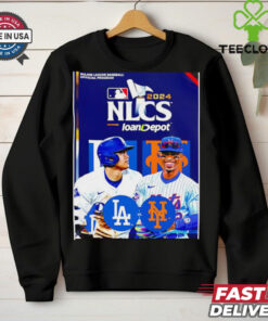 Los Angeles Dodgers vs. New York Mets 2024 NLCS poster shirt