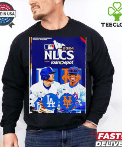 Los Angeles Dodgers vs. New York Mets 2024 NLCS poster shirt