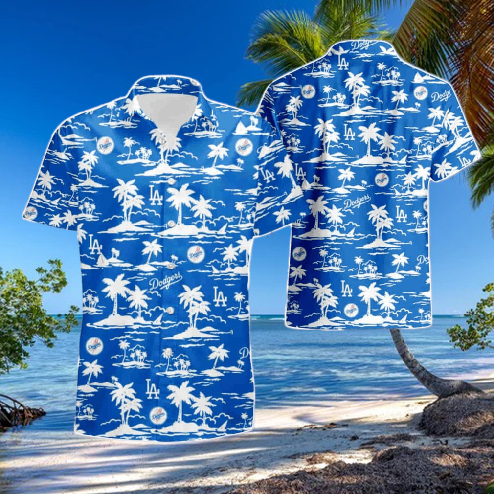 Los Angeles Doggers Vintage MLB Hawaiian Shirt Los Angeles Doggers Vintage MLB Hawaiian Shirt