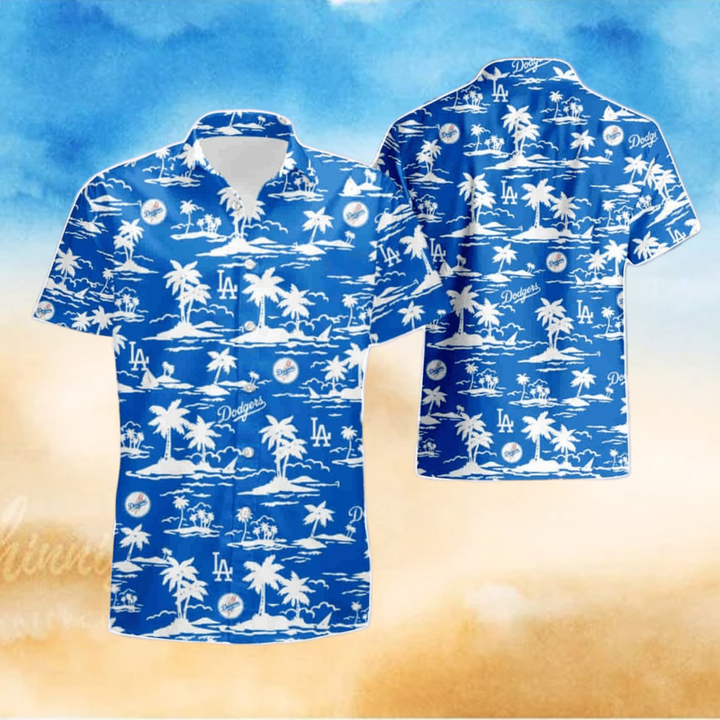 Los Angeles Doggers Vintage MLB Hawaiian Shirt Los Angeles Doggers Vintage MLB Hawaiian Shirt