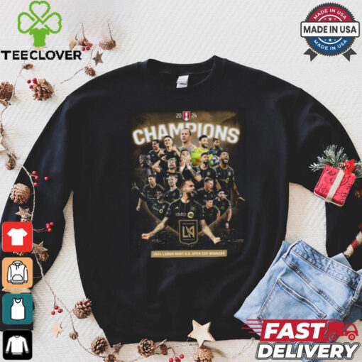 Los Angeles Football Club 2024 Lamar Hunt U.S. Open Cup Winners T Shirt