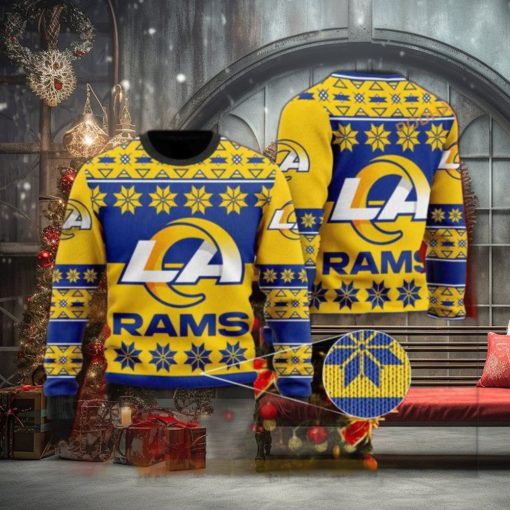 Los Angeles Football qeQ Family Ugly Christmas Sweater