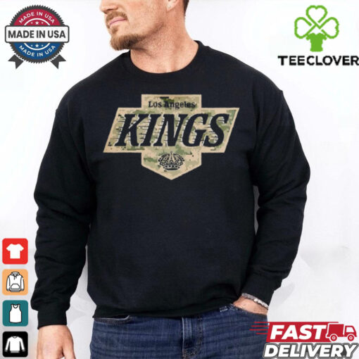 Los Angeles Kings 2024 Nhl Military Appreciation Night logo T Shirt