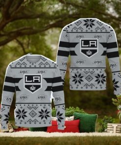 Los Angeles Kings Custom New Uniforms For Fan Gear Ugly Christmas AOP Sweater