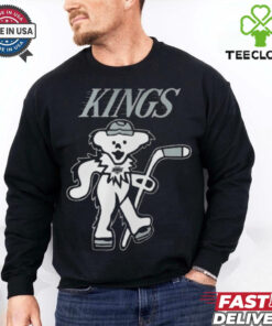 Los Angeles Kings Grateful Dead Night Celebrating Dancing Bears 2024 Hockey Shirt