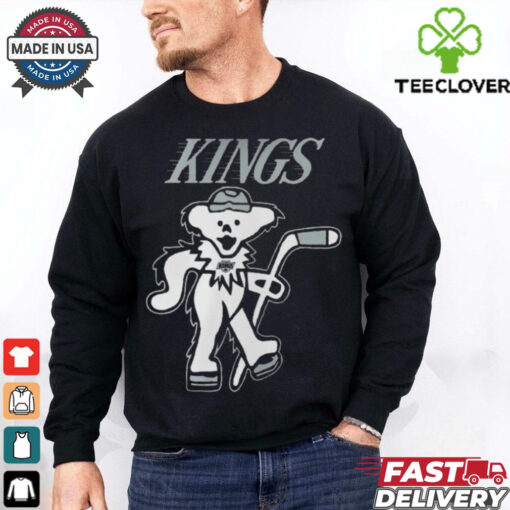 Los Angeles Kings Grateful Dead Night Celebrating Dancing Bears 2024 Hockey Shirt