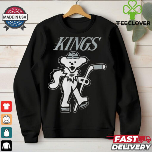 Los Angeles Kings Grateful Dead Night Celebrating Dancing Bears 2024 Hockey Shirt