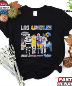 Los Angeles Kings LA Lakers LA Rams Los Angeles Dodgers 2024 T Shirt