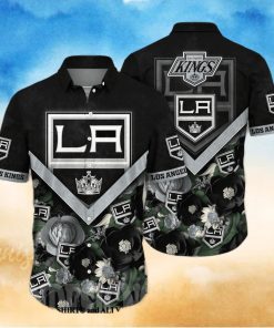 Los Angeles Kings NHL Floral Classic All Over Printed Hawaiian Shirt