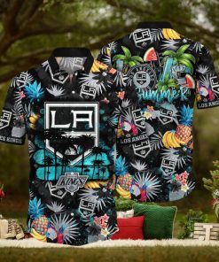 Los Angeles Kings NHL Hawaiian Shirt Sunningtime Aloha Shirt