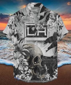 Los Angeles Kings NHL Hawaiian Shirt Tropical Skull Design For Men Women
