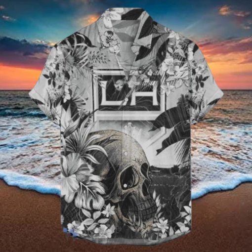 Los Angeles Kings NHL Hawaiian Shirt Tropical Skull Design For Men Women