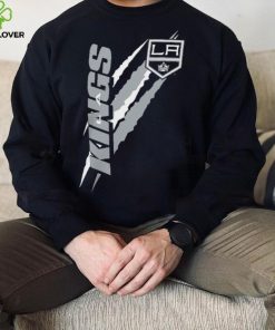 Los Angeles Kings Starter Black Color Scratch T Shirt 2 Los Angeles Kings Starter Black Color Scratch T Shirt
