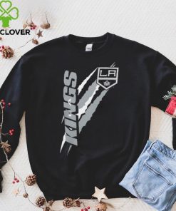 Los Angeles Kings Starter Black Color Scratch T Shirt