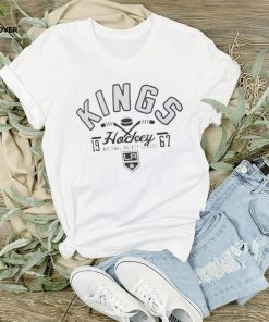 Los Angeles Kings Starter White Half Puck T Shirt