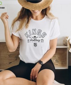 Los Angeles Kings Starter White Half Puck T Shirt