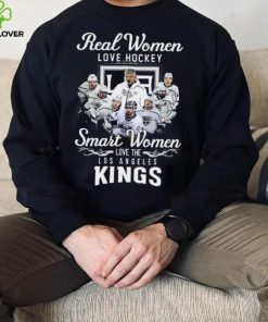 Los Angeles Kings real women love hockey smart women love the Kings 2023 signatures hoodie, sweater, longsleeve, shirt v-neck, t-shirt