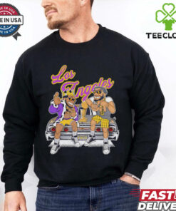 Los Angeles Lakers AD and LEBRON trophy shirt