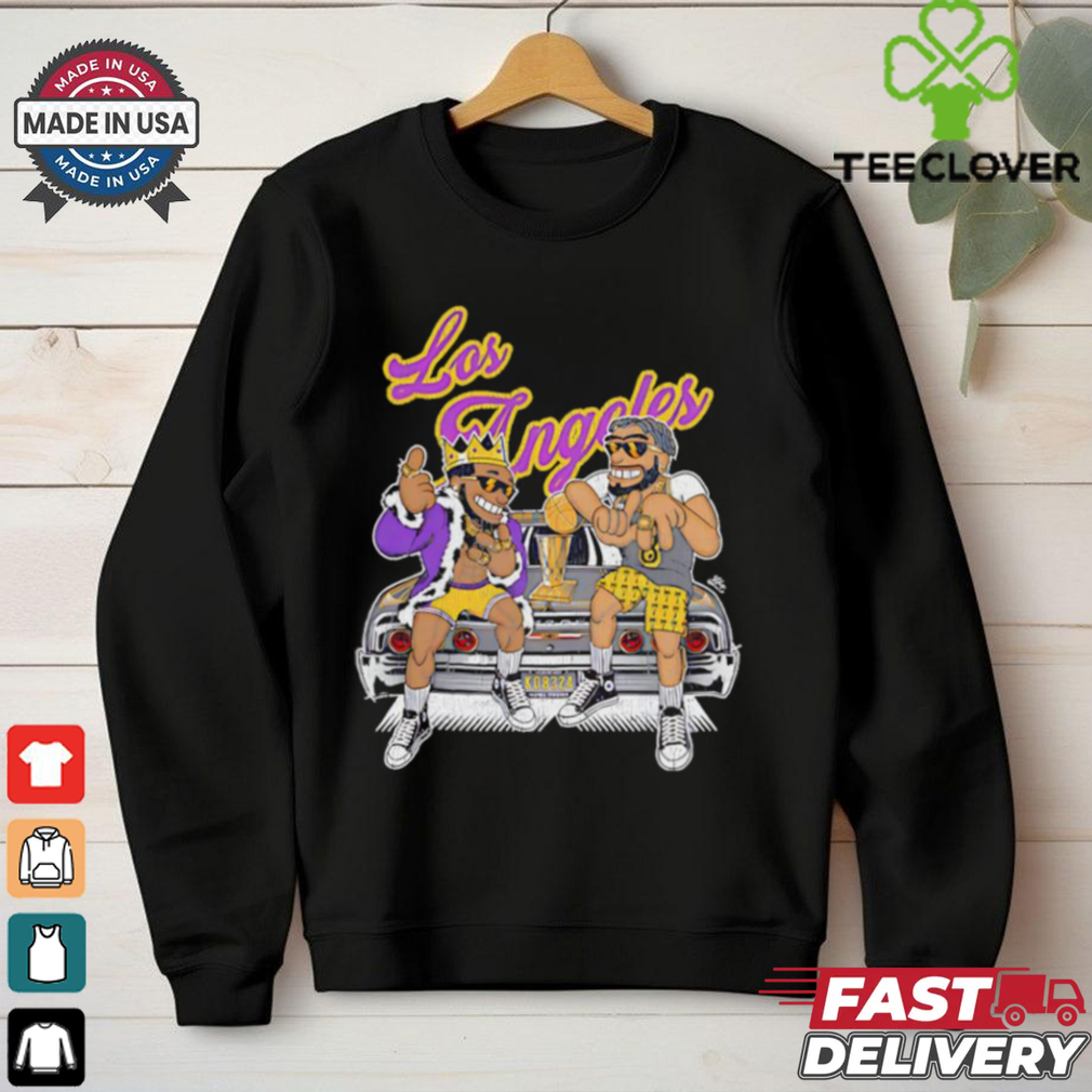 Los Angeles Lakers AD and LEBRON trophy shirt Los Angeles Lakers AD and LEBRON trophy shirt