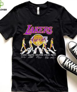 Los Angeles Lakers Abbey Road signatures hoodie, sweater, longsleeve, shirt v-neck, t-shirt