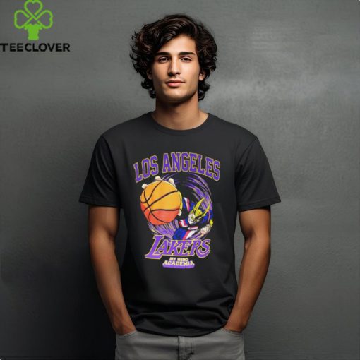 Los Angeles Lakers And My Hero Academia All Might Smash T Shirt