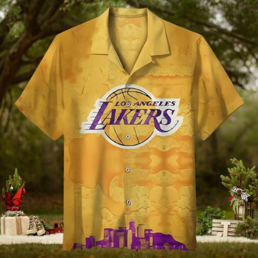 Los Angeles Lakers Basketball Hawaiian Shirt