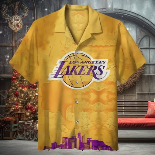 Los Angeles Lakers Basketball Hawaiian Shirt