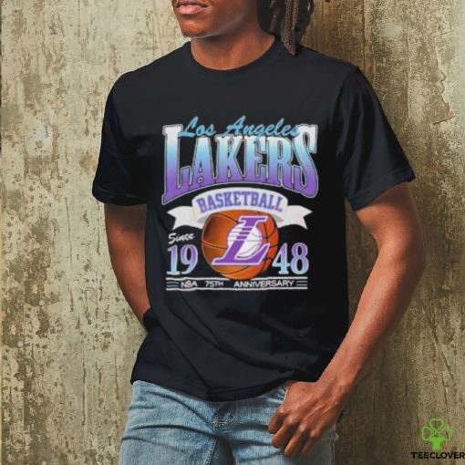 Los Angeles Lakers Basketball Since 1948 NBA 75th Anniversary LAL Fan Unisex T Shirt