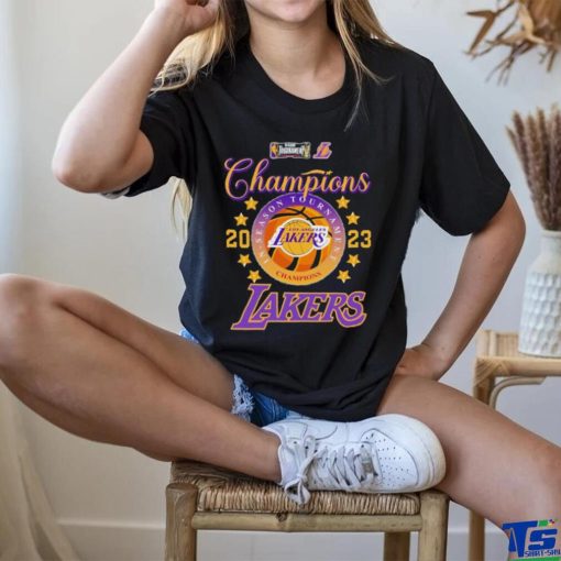 Los Angeles Lakers Champions 2023 NBA In Season Tournament Basketball Shirt