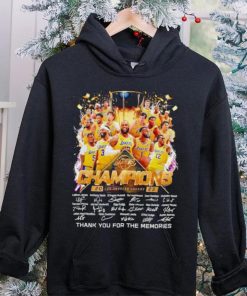 Los Angeles Lakers Champions 2023 thank you for the memories hoodie, sweater, longsleeve, shirt v-neck, t-shirt