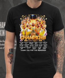 Los Angeles Lakers Champions 2023 thank you for the memories hoodie, sweater, longsleeve, shirt v-neck, t-shirt