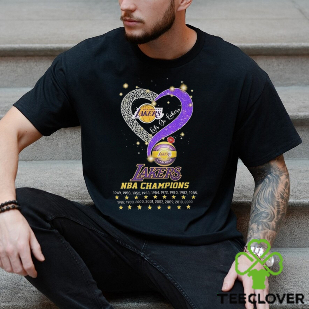Los Angeles Lakers Champions Let's Go Lakers T Shirt Los Angeles Lakers Champions Let's Go Lakers T Shirt