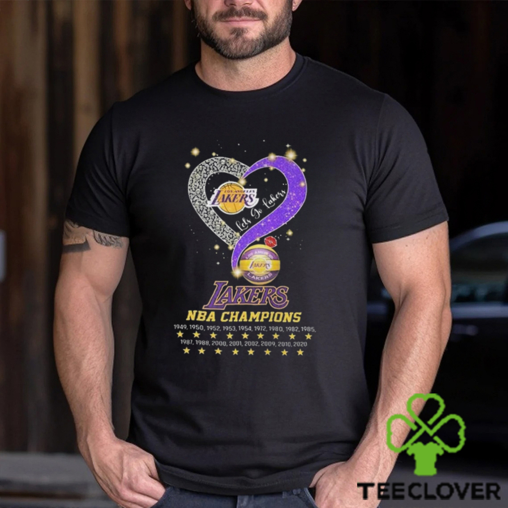 Los Angeles Lakers Champions Let's Go Lakers T Shirt Los Angeles Lakers Champions Let's Go Lakers T Shirt