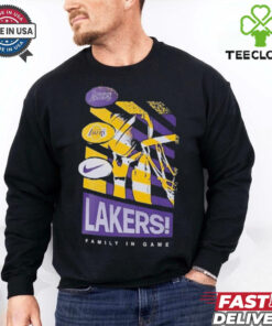 Los Angeles Lakers Family In Game Nike T Shirts