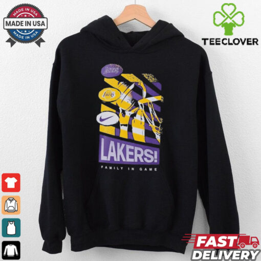 Los Angeles Lakers Family In Game Nike T Shirts