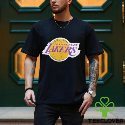 Los Angeles Lakers Fanatics Branded Black Primary Team Logo Shirt