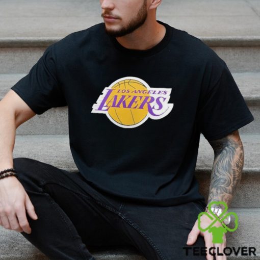 Los Angeles Lakers Fanatics Branded Black Primary Team Logo Shirt