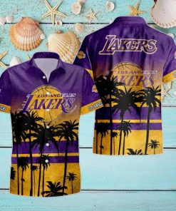 Los Angeles Lakers Hawaiian Shirt Hot Trending Love Gift For Fans