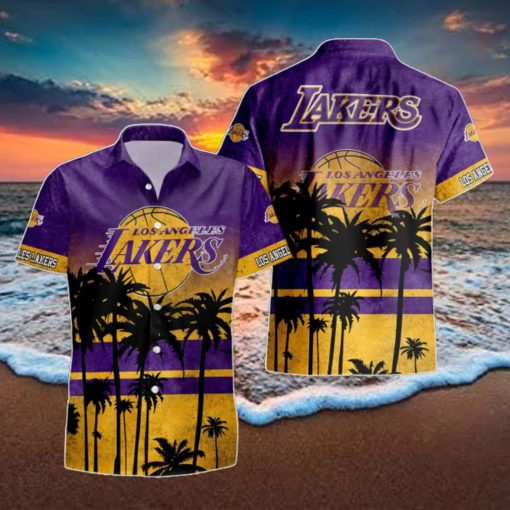 Los Angeles Lakers Hawaiian Shirt Hot Trending Love Gift For Fans