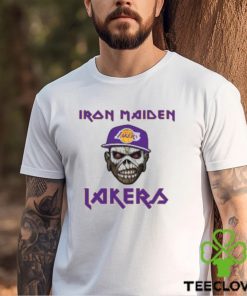 Los Angeles Lakers Iron Maiden Rock Band Music T Shirt