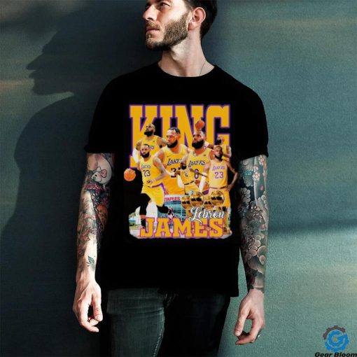 Los Angeles Lakers King James Player Basketball NBA Lakers T Shirt