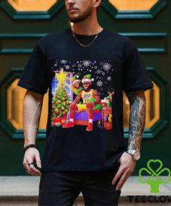 Los Angeles Lakers LeBron James court kings elf man Christmas shirt