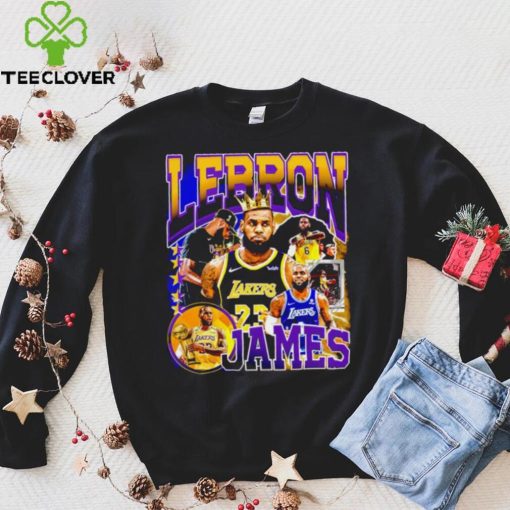 Los Angeles Lakers LeBron James professional basketball player honors crown hoodie, sweater, longsleeve, shirt v-neck, t-shirt