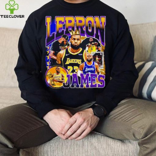 Los Angeles Lakers LeBron James professional basketball player honors crown hoodie, sweater, longsleeve, shirt v-neck, t-shirt