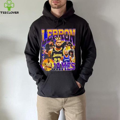 Los Angeles Lakers LeBron James professional basketball player honors crown hoodie, sweater, longsleeve, shirt v-neck, t-shirt