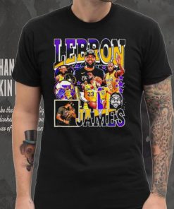 Los Angeles Lakers LeBron James professional basketball player honors shirt