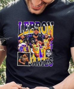 Los Angeles Lakers LeBron James professional basketball player honors shirt