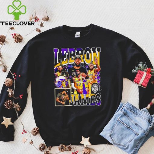 Los Angeles Lakers LeBron James professional basketball player honors shirt